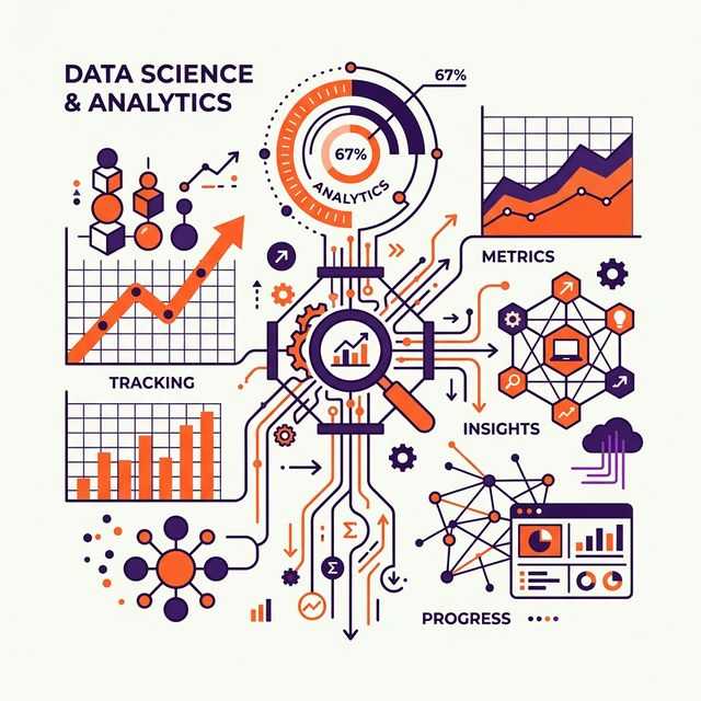 Data Science & Tracking Illustration