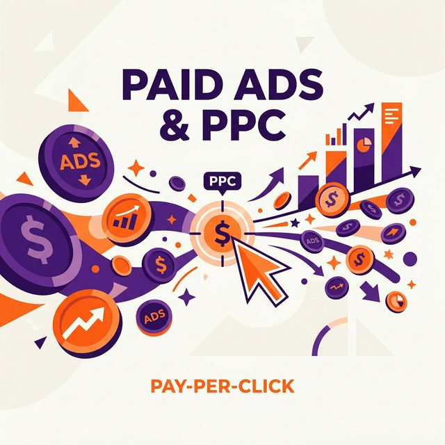 Paid Advertising (PPC) Illustration